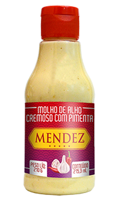 foto: Molho de Alho Cremoso com Pimenta 215ml