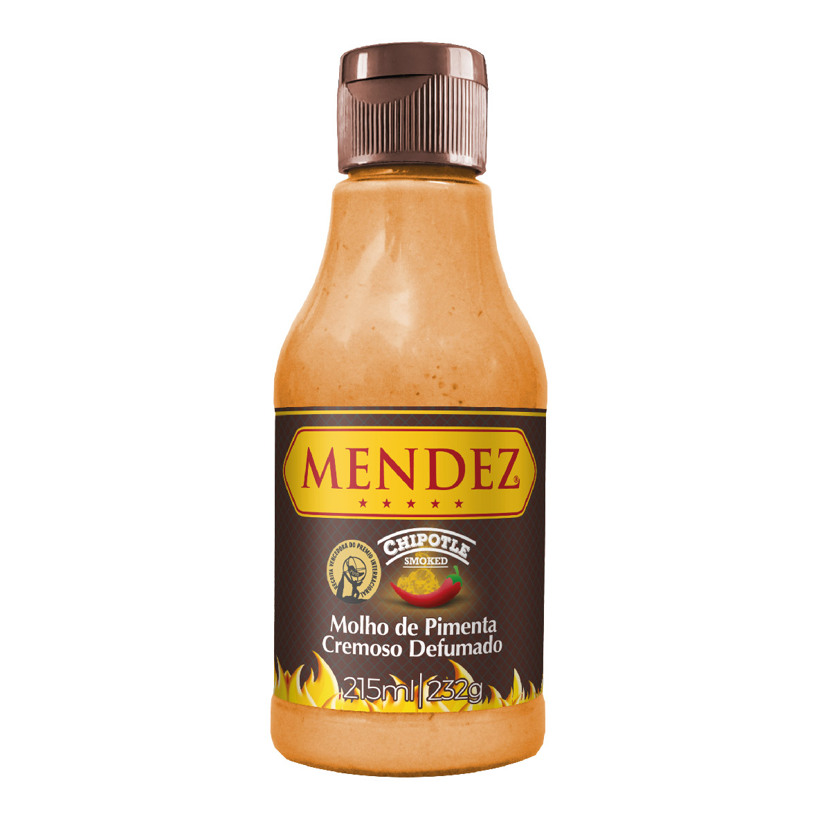 foto: Molho de Pimenta Cremoso Defumado Chipotle Mendez 215ml