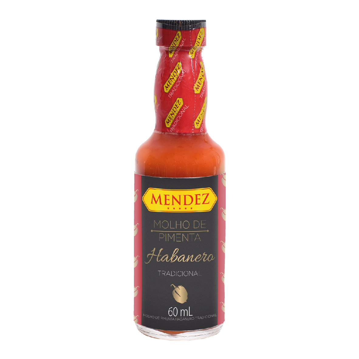 foto: Molho de Pimenta Habanero Tradicional Mendez 60ml