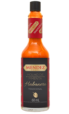 foto: Molho de Pimenta Habanero Tradicional Mendez 60ml