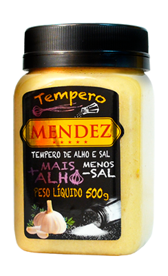 foto: Tempero de Alho e Sal Mendez 500g