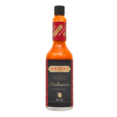 foto: Molho de Pimenta Habanero Tradicional Mendez 60ml