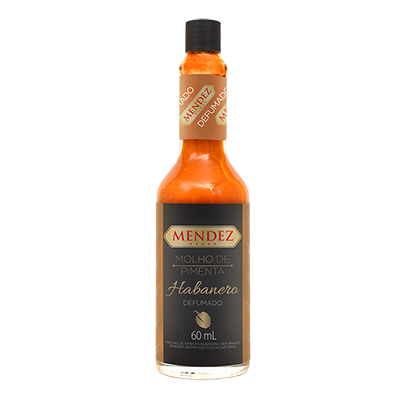 foto: Molho de Pimenta Habanero Defumado Mendez 60ml