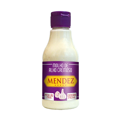 foto: Molho de Alho Cremoso Mendez 215ml