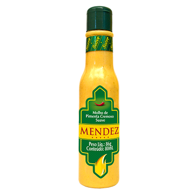 foto: Molho de Pimenta Cremoso Suave Mendez 80ml