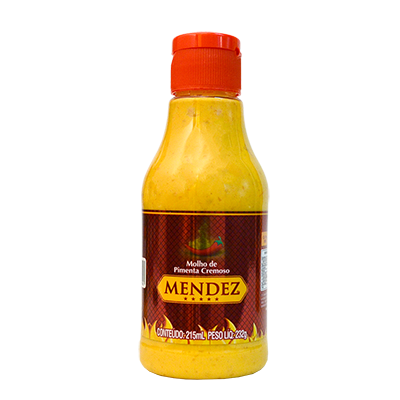 foto: Molho de Pimenta Cremoso Tradicional Mendez 215ml