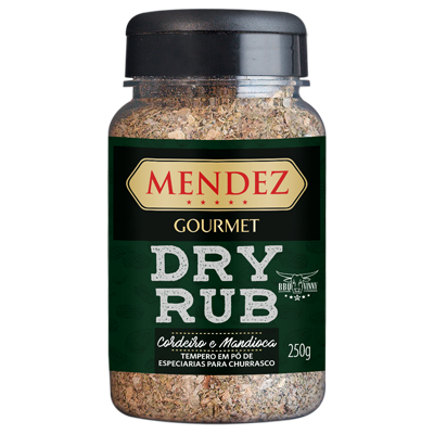 foto: Dry Rub Cordeiro e Mandioca Mendez 250g