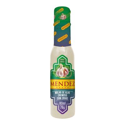 foto: Molho de Alho Cremoso Com Ervas 80ml