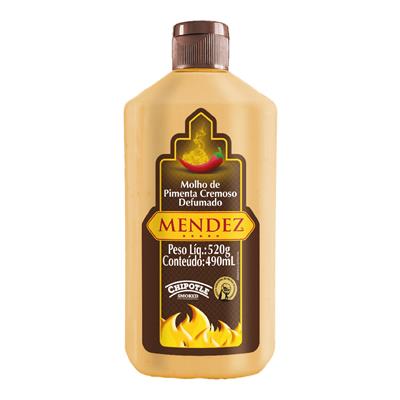 foto: Molho de Pimenta Cremoso Defumado Chipotle Mendez 490ml