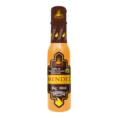 foto: Molho de Pimenta Cremoso Defumado Chipotle Mendez 80ml