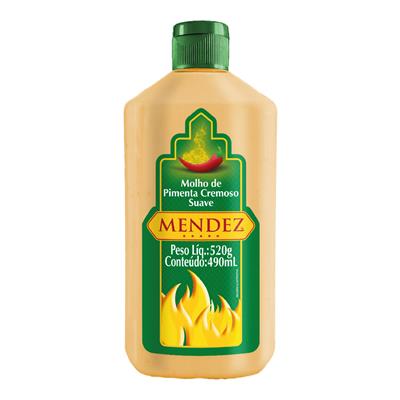 foto: Molho de Pimenta Cremoso Suave Mendez 490ml