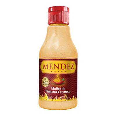 foto: Molho de Pimenta Cremoso Tradicional Mendez 215ml