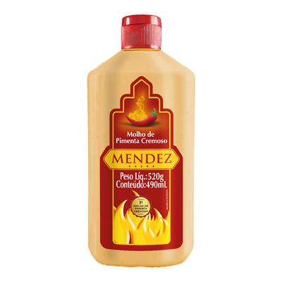 foto: Molho de Pimenta Cremoso Tradicional Mendez 490ml