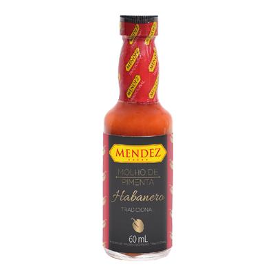 foto: Molho de Pimenta Habanero Tradicional Mendez 60ml