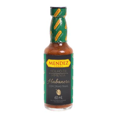 foto: Molho de Pimenta Habanero com Ervas Mendez 60ml