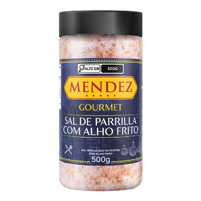 foto: Sal de Parrilla Gourmet Com Alho Frito Mendez 500g